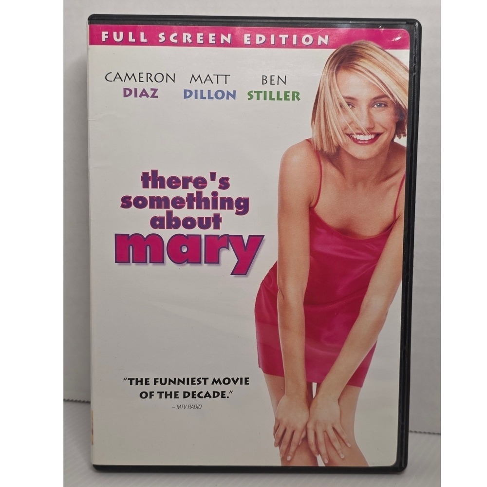 There's Something About Mary DVD 1998 Full Screen Cameron Diaz Preowned